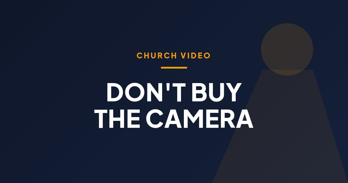 Your Camera Isn't The Problem. Your Lighting Is.