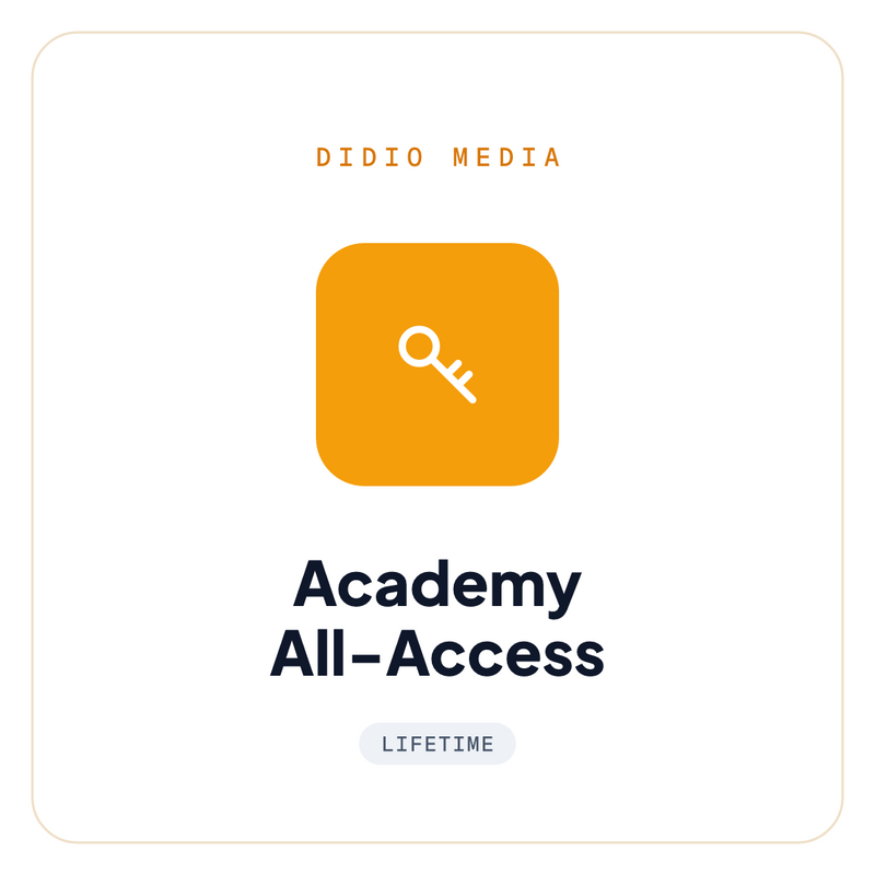 DiDio Media Academy All-Access