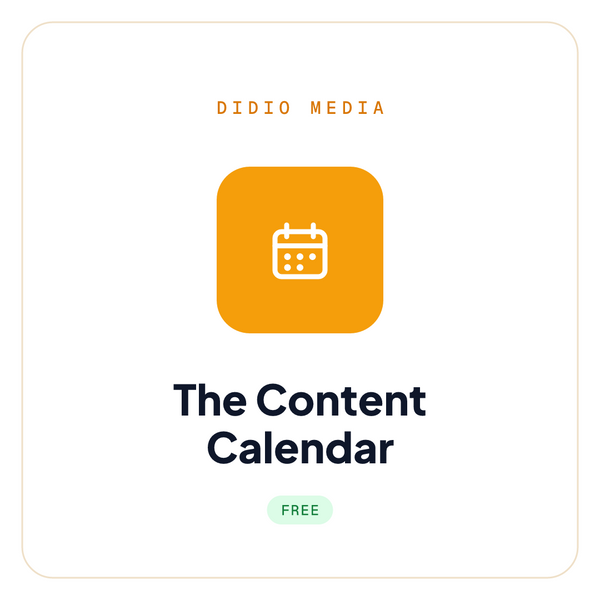 The Content Calendar