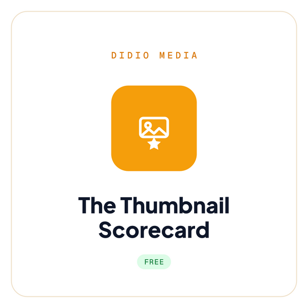 The Thumbnail Scorecard